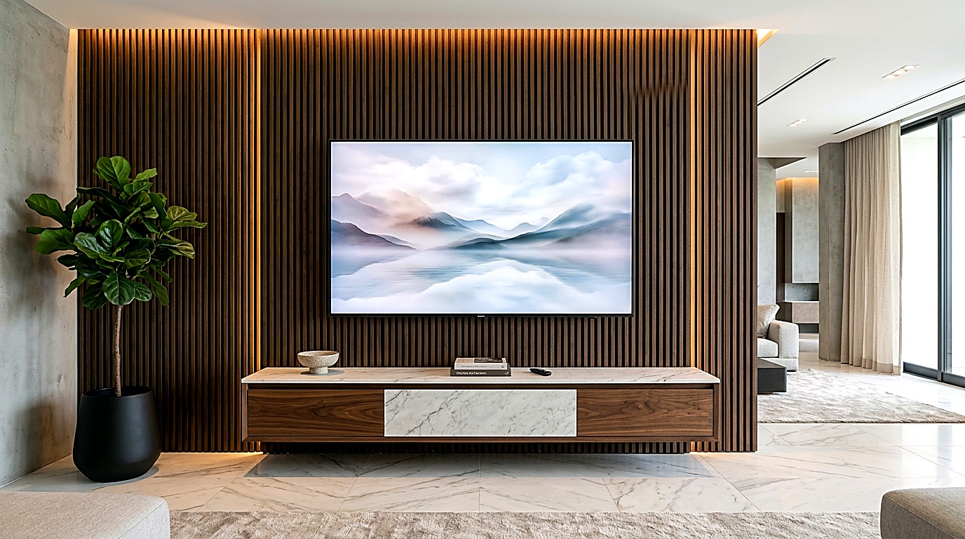 Luxury TV Media Wall